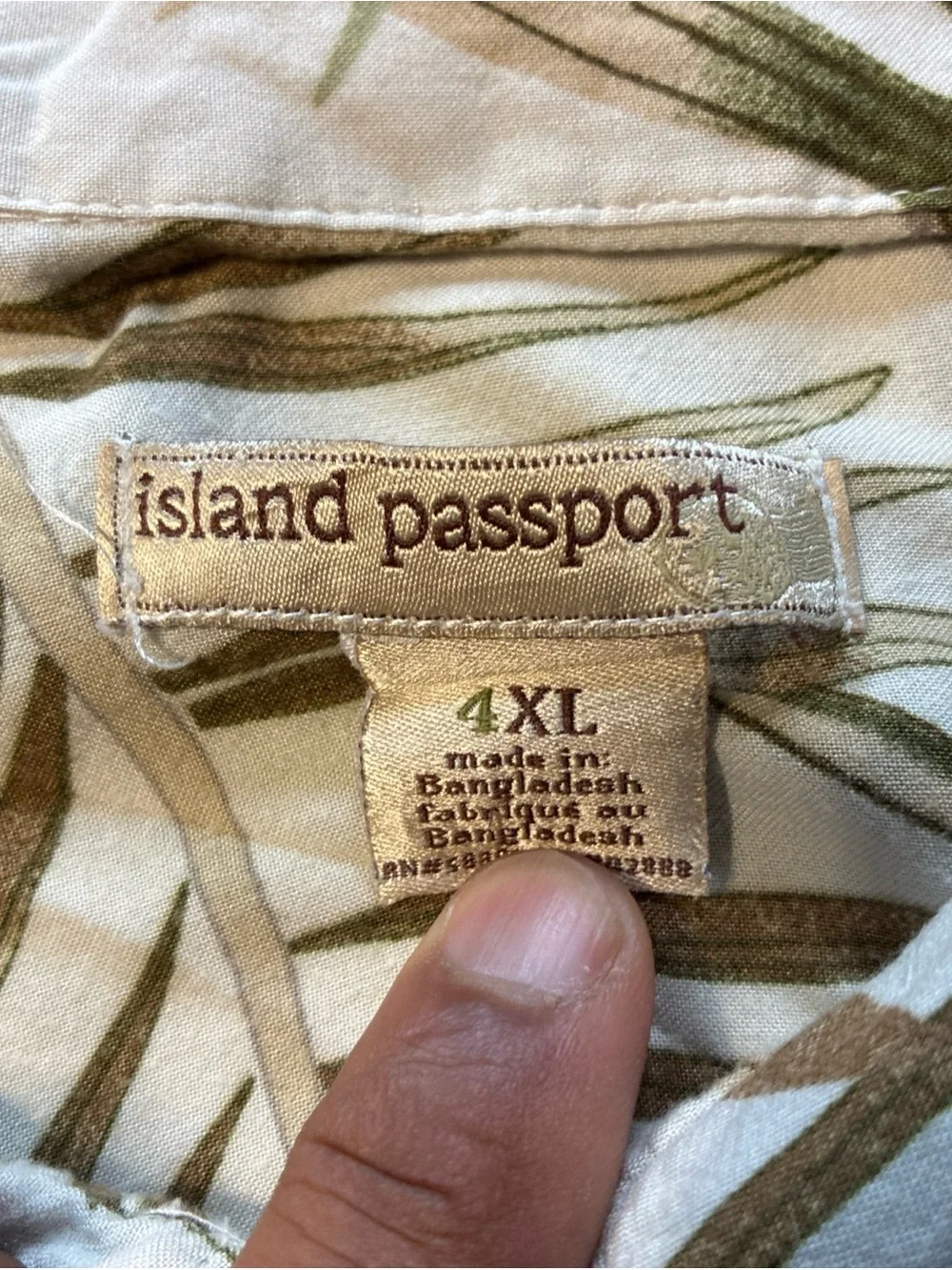 Island Passport lightweight cream